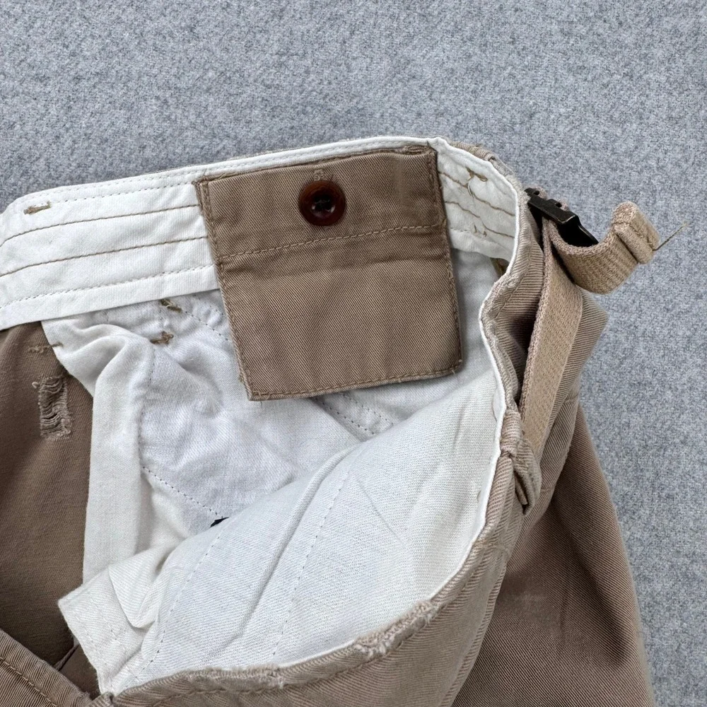 Vintage Polo Ralph‎ Lauren Paratrooper Cargo Pants Mens 40x36 Khaki Military